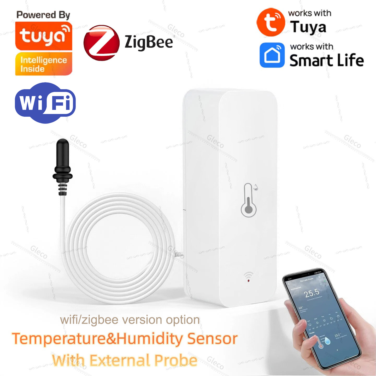 Aquarium Fish Bowl - Tuya Wifi Zigbee Temperature and Humidity