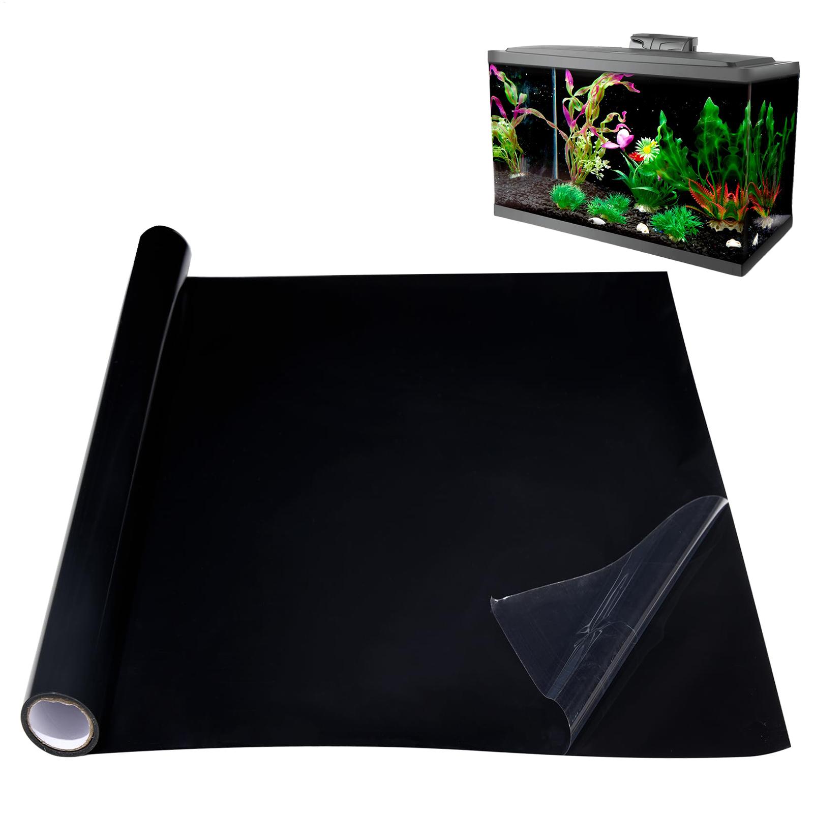 Aquarium Fish Poster - Fish Tank Background Static Cling Black