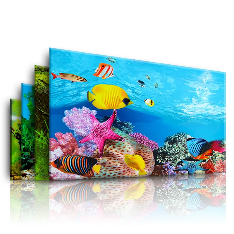 Background for Aquarium 3d  St - огляд і ціна Aquarium Fish Poster