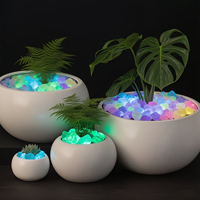 300PCS Luminous Pebble Set,0.9 - огляд і ціна Aquarium Fish Bowl