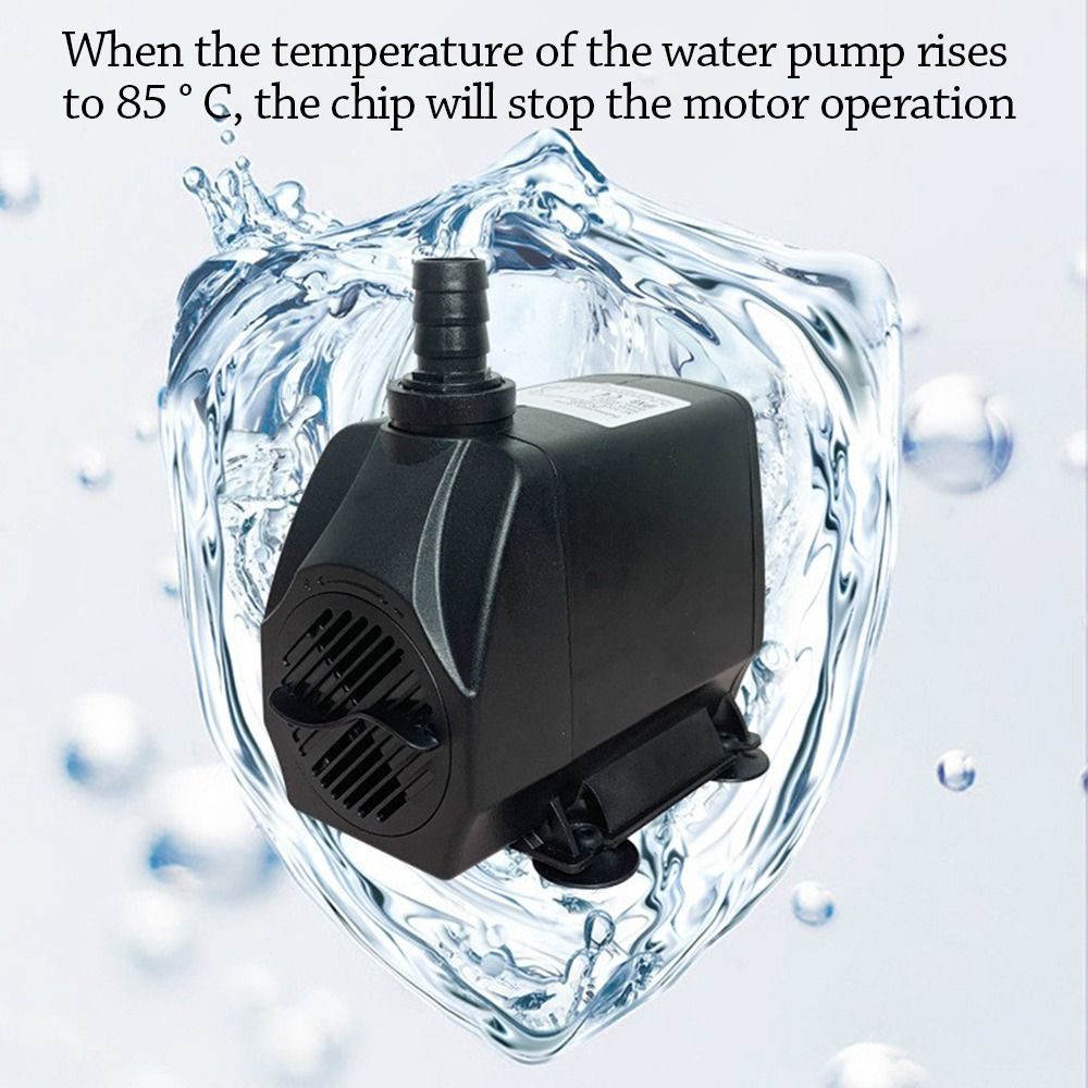 Black Submersible Water Pump U - огляд і ціна Aquarium Fish Black