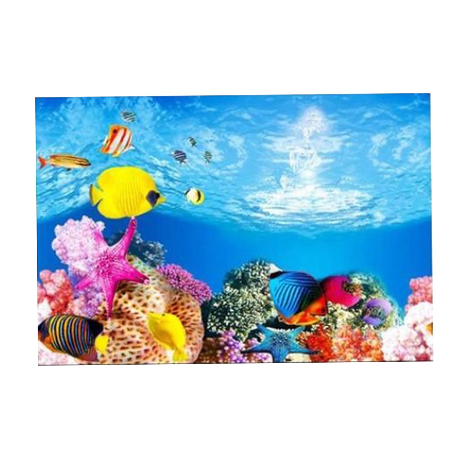 3D Effect Aquarium Background  - огляд і ціна Aquarium Fish Poster