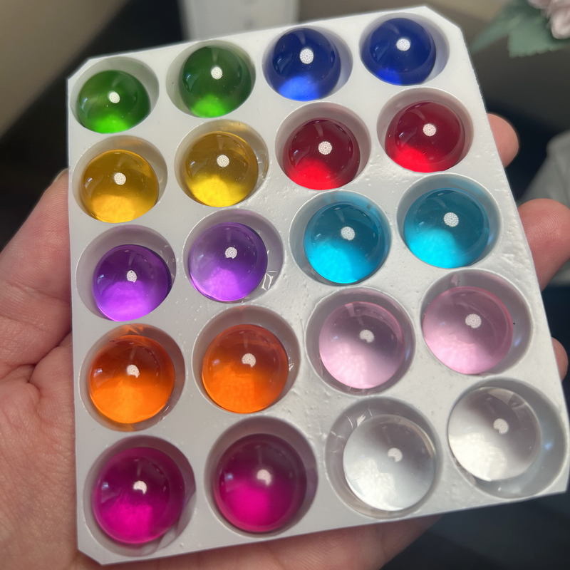 10/20pcs Solid Color Glass Bal - огляд і ціна Aquarium Fish Bowl