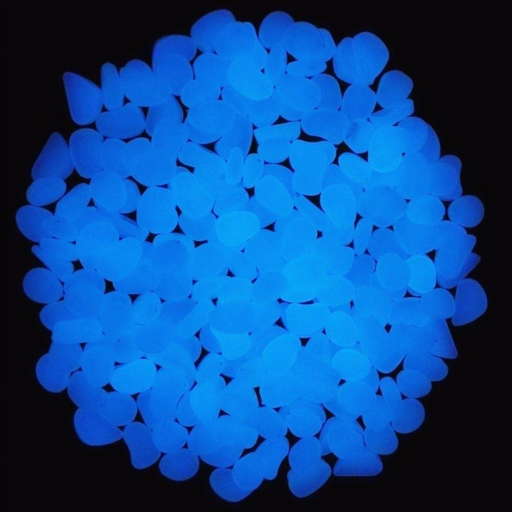 Fish Tank Rocks Glow Blue Pebb - огляд і ціна Aquarium Fish Bowl