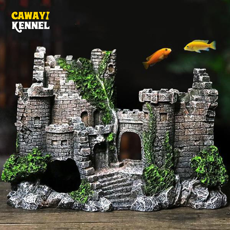 Random Color Creative Castle S - огляд і ціна Aquarium Fish Names