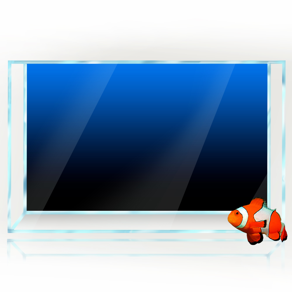 Fish Tank Background Sticker B - огляд і ціна Aquarium Fish Black