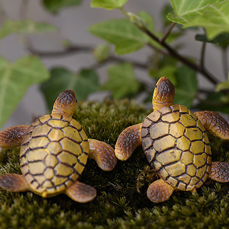 1PC Mini Sea Turtle Model Resi - огляд і ціна Aquarium Fish Names