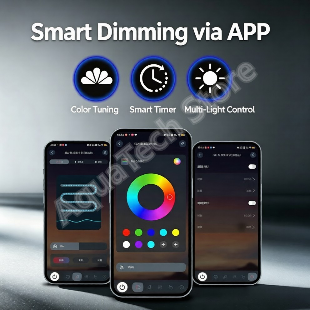 ANBOCHEN UFO RGB LED Aquarium  - огляд і ціна Aquarium Fish App